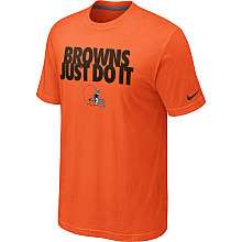 Nike Cleveland Browns Just Do It T Shirt   Alternate Color    