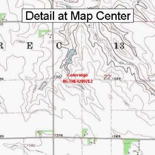   Map   Coleridge, Nebraska (Folded/Waterproof)