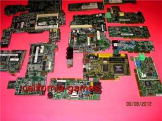   RECOVERY ONLY 8 lbs 3.6oz LOT OLD COMPUTER MOTHERBOARD & MIX  
