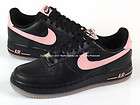 Nike Wmns Air Force Low 107 LE Black/Pink Glaze Classic Casual 315115 