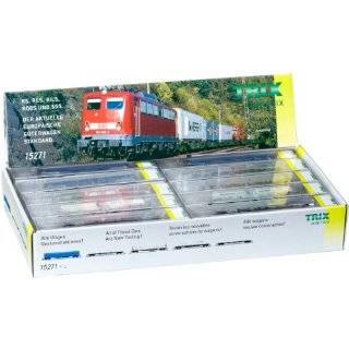 Trix N Scale Starter Set with a Freight Train, Track Layout, and a 