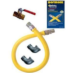  Gas Connector Kit 3/4   48 Long Stationary Use Kitchen 