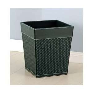  Organize It All Faux Leather Wastebasket