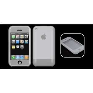  Premium Silicone Skin Case for iPhone 1G (Clear) 