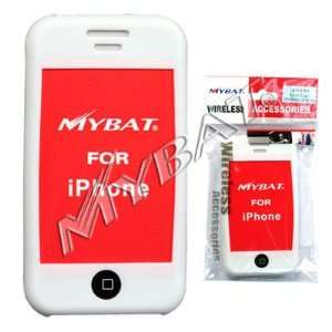   MyBat Skin Cover for Apple iPhone (White) Cell Phones & Accessories