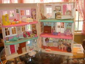 FISHER PRICE LOVING FAMILY TOWNHOUSE MANSION LOADED EUC  