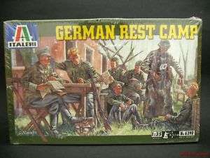 35 ITALERI WWII GERMAN REST CAMP #6398  