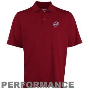  Antigua Iowa State Cyclones Red Exceed Performance Polo 