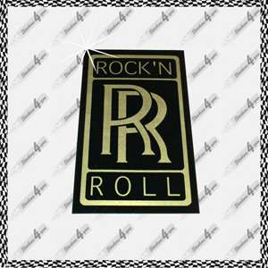 Fun Aufkleber ROCK N ROLL * ROCK AND ROLL Sticker DECAL  