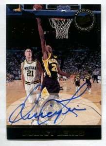 MINNESOTA GOPHERS Quincy Lewis 1999 College AUTOGRAPH  