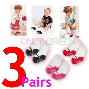 BN 3 pairs Mary Jane socks for Baby & Toddler Girls  