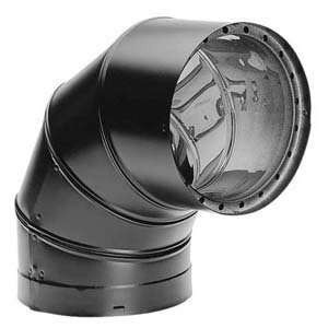  Dura Vent 6 Inch Double Wall Fixed Elbow   90 Degree 