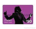 iTunes 50 $ US Dollar Key Card Geschenkkarte   USD