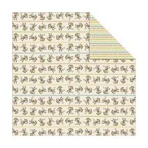 Reminisce The Wild Double Sided Paper 12X12 Little Monkey; 25 Items 