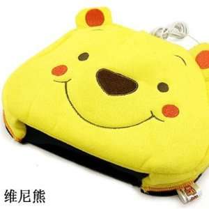 Cute Yellow Winnie The Pooh USB Hand Warm Warmer Heater 