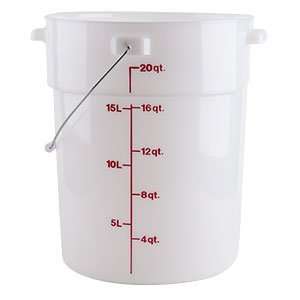  Cambro PWB22 22 Qt. Poly Pail With Handle Kitchen 