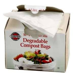 Norpro Degradable Compost Bags, Box of 50  Kitchen 