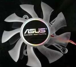 New ASUS HD 4870 GTS 250 Video Card Replacement 75mm fan YD128015EL 