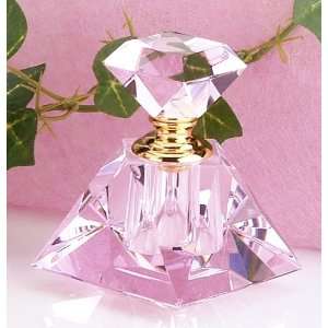   Perfume Bottle with Diamond Shaped Cap Aroma Display Home & Garden