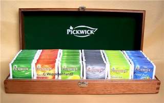 Pickwick Tee Kiste,Box,Geschenk Kiste + 120 Teebeutel  