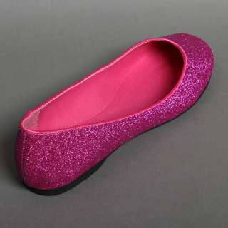 NEW Womens Fashion Glitter Ballet Flats Shoes 6 COLORS  