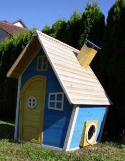 Dieses Kinder Spielhaus im eigenen Garten lässt eine Menge Freude 