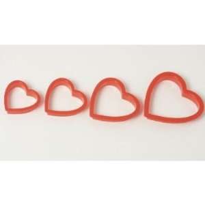  Cookie Cutter Set of 4   Heart Style   Valentine All 