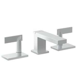   Lead Widespread Lavatory Faucet with Triple Deck Plates and Metal