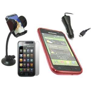   Car Charger, In Car Suction Windscreen Holder For Samsung i9000 Galaxy