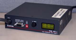 Extron RGB 109xi Dedicated VGA Interface Audio & ADSP  