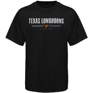   NCAA Texas Longhorns Simple Pride T Shirt   Black
