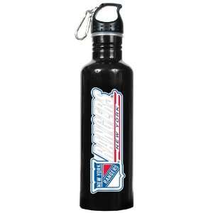  New York Rangers 26oz Black Stainless Steel Water Bottle 