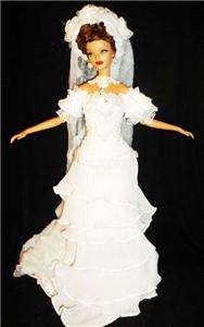   Bride 1901 ~ OOAK Barbie doll History edwardian era 1900s  