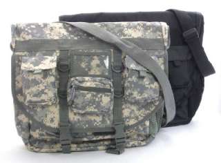 Military Spec Ops Laptop Briefcase Bag Black or Camo  