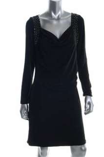 MICHAEL Michael Kors NEW Black Versatile Dress Stretch Embellished XL 