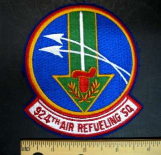 USAF Patch for 924th Air Refueling Sq. Unused condition. Buyer pays $1 