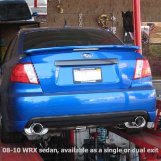 08 10 Sub WRX Sedan Invidia Q300 Dual Catback Exhaust  