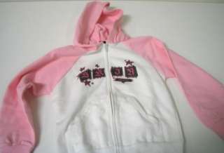 NEW NWOT Skin Industries Pink Girls S Hoodie Sweatshirt  
