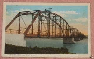 Platte River Bridge, Fremont, Nebraska  