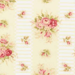 Robyn Pandolph Pink Scarborough Fair Rose Quilt Fabric  