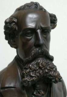 Bust of CHARLES DICKENS Worlds finest story teller  