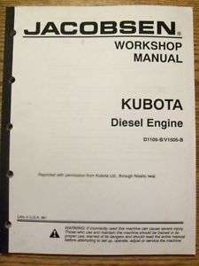 Jacobson WorkShop Manual Kubota Diesel Engine  