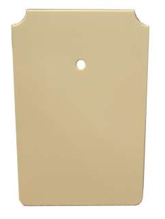 NEW 6 11/16 x 10 1/2 Square Blank Clock Plaque   Ivory  