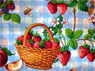 New Jelly Jam Food Fruit Kitchen Fabric BTY  