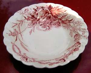 AJ Wilkinson Clarice Cliff Pink Chelsea Berry Bowl  