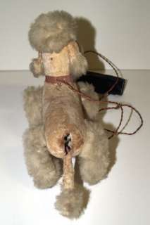 1950’s Vintage Velvet Plush FRENCH POODLE DOG Toy_Battery Operated 