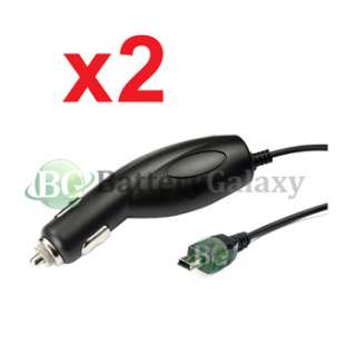 2x Car Charger DC For Garmin Nuvi 1390 1390T 1490 1490T  