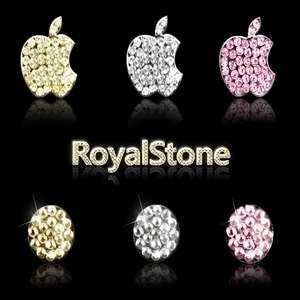   Apple iPhone 3G 4 4S RoyalStone Deco Home Button Sticker Cover(Silver