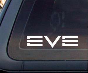 EVE Online Game Car Decal / Sticker   White (6 x 1.4 inches)  