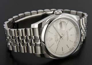 Rolex Datejust #116200 Z Serial New Style Silver Dial Watch  